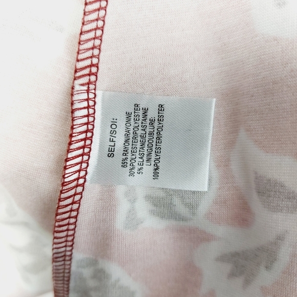 New Tanya Taylor Women's Red Thea Floral Fit and Flare Dress P5048 - Picture 8 of 10